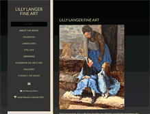 Tablet Screenshot of lillylanger.com